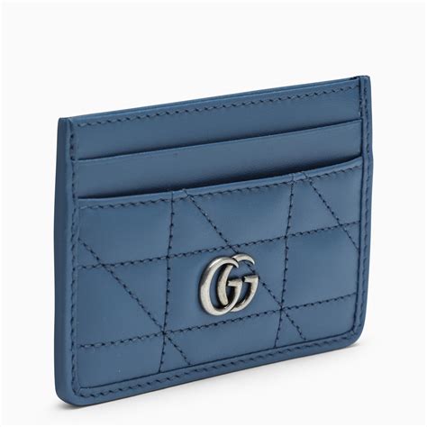 gucci marmont card holder blue|Gucci card holder mr porter.